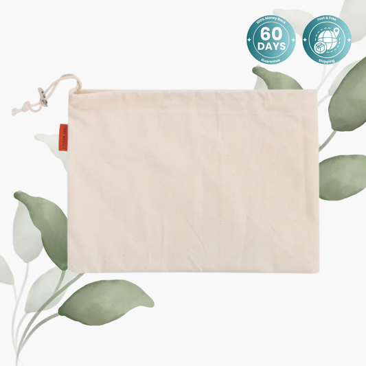 Cotton Drawstring Shopping Bag